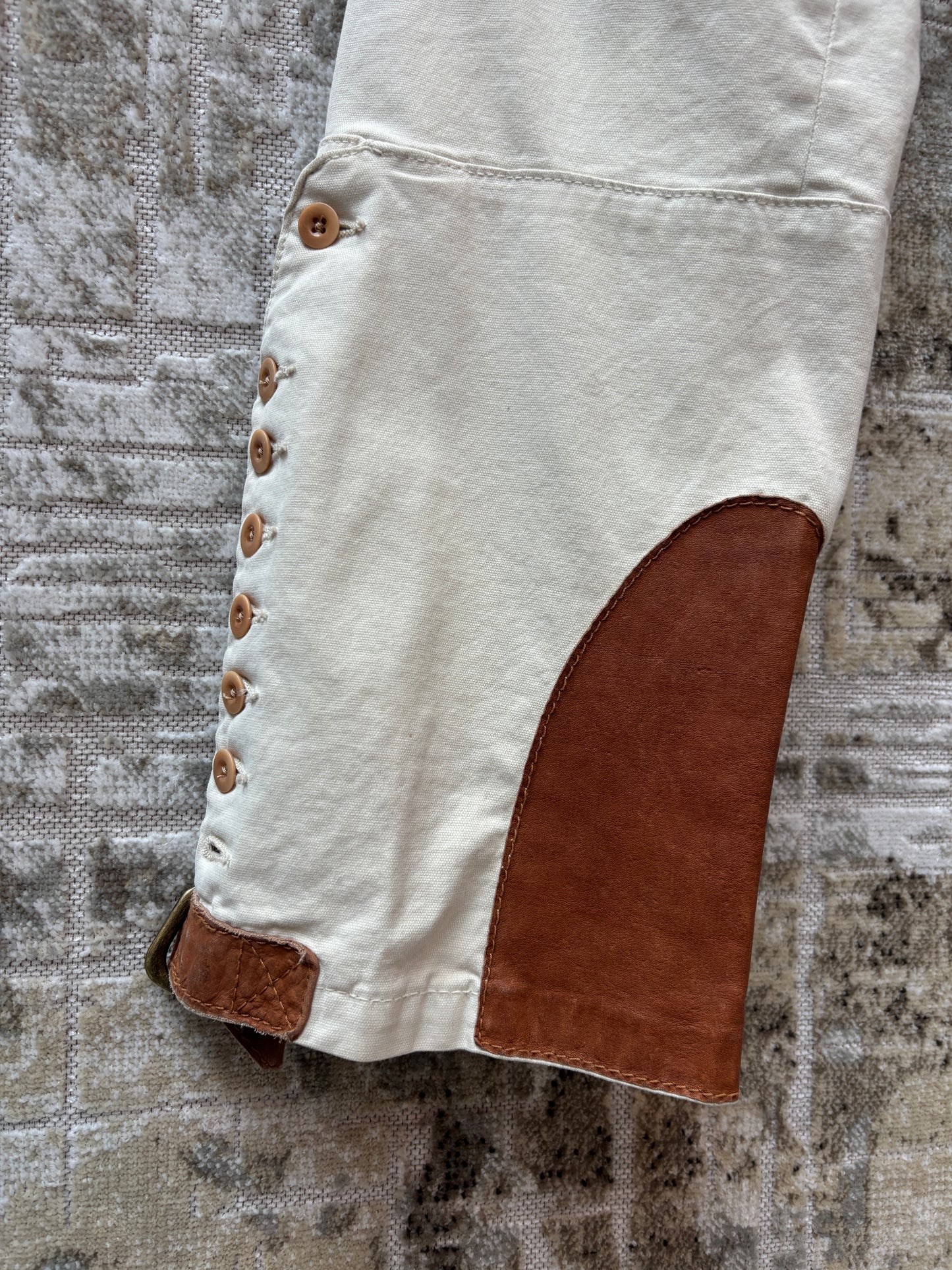 Ralph Lauren Leather-Trim Jodhpur Trousers