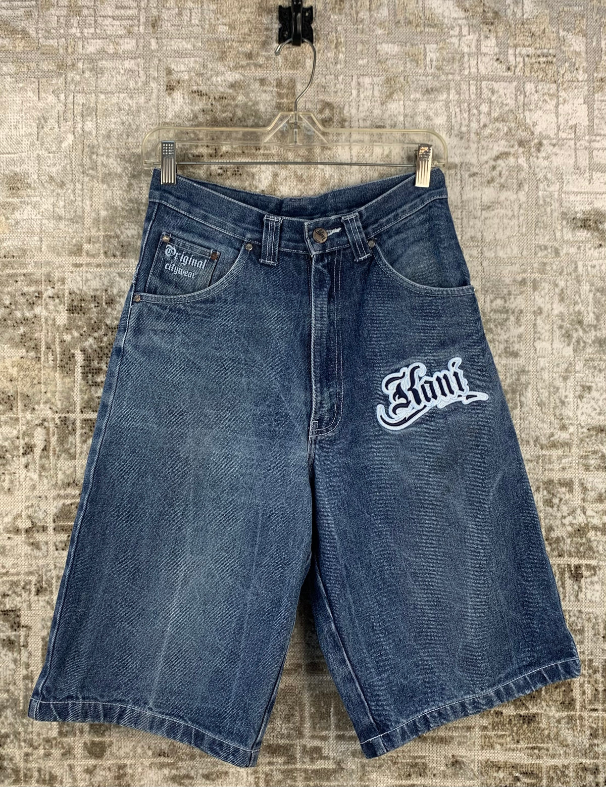 Men's Vintage Y2K Karl Kani Blue Denim Jorts