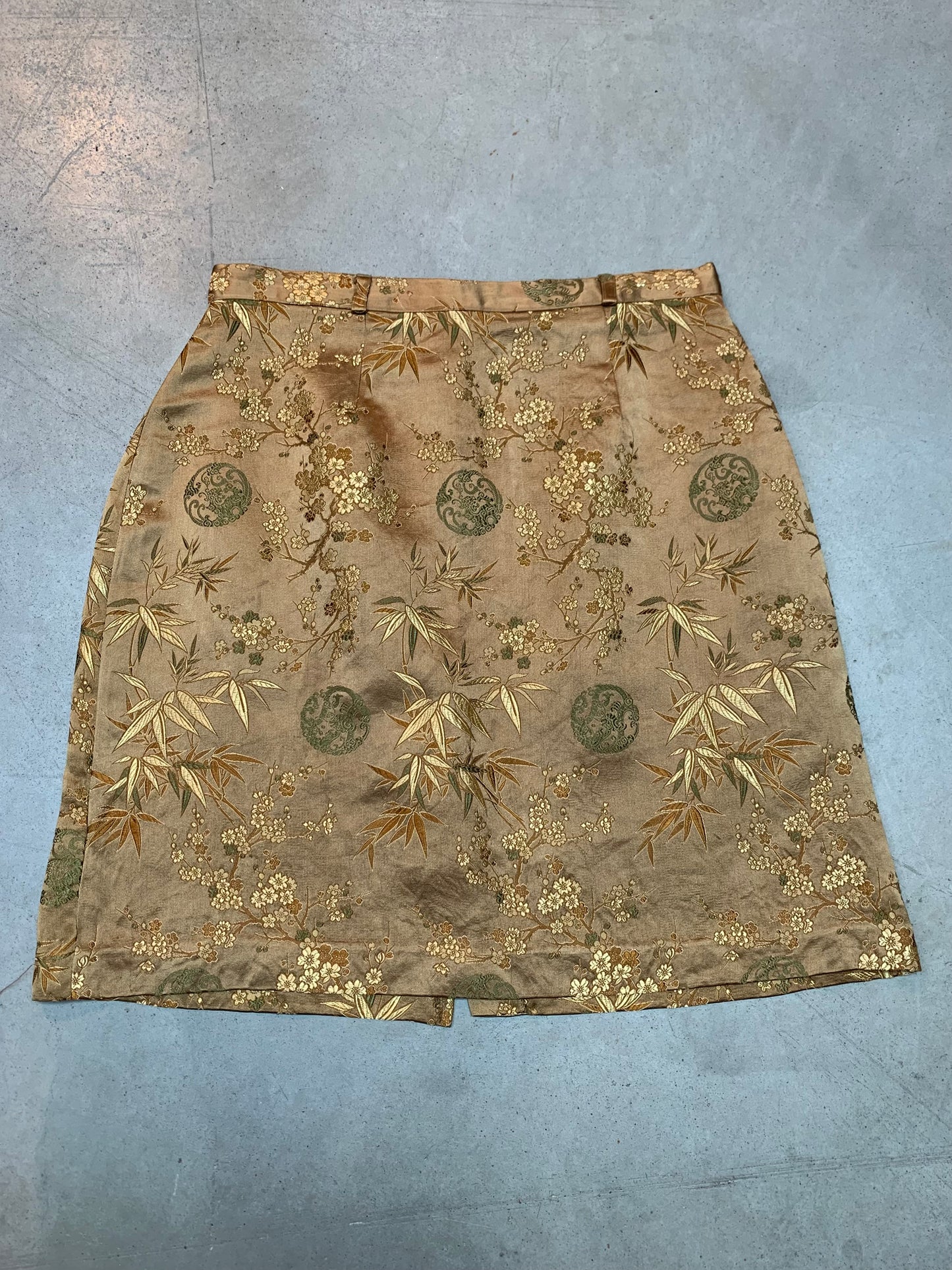 Vintage Women's Traditional Chinese Brocade Skirt