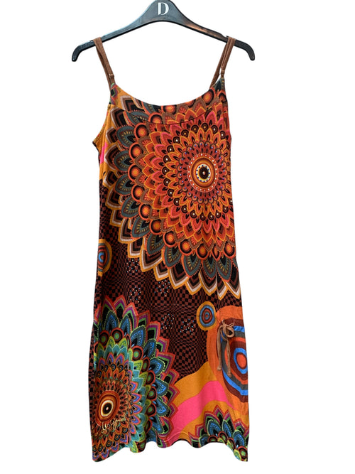 Desigual Mandala Print Slip Dress