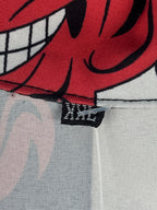 Men's Vintage Devil Graphic Button Up Shirt