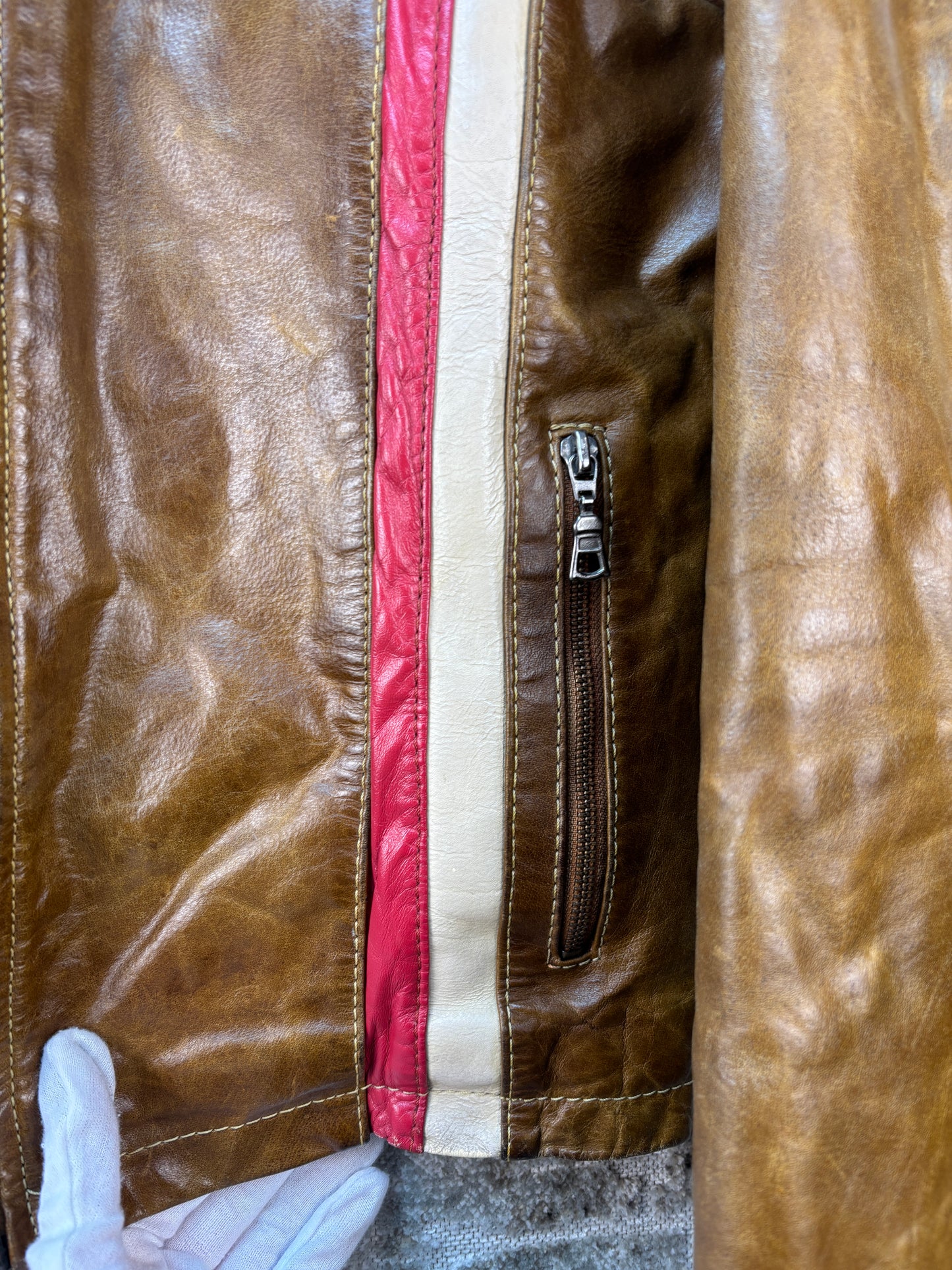 Men's Vintage Dakota Brown Leather Jacket