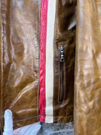 Men's Vintage Dakota Brown Leather Jacket