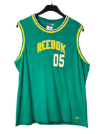 Reebok Sleeveless Basketball Jersey Vest