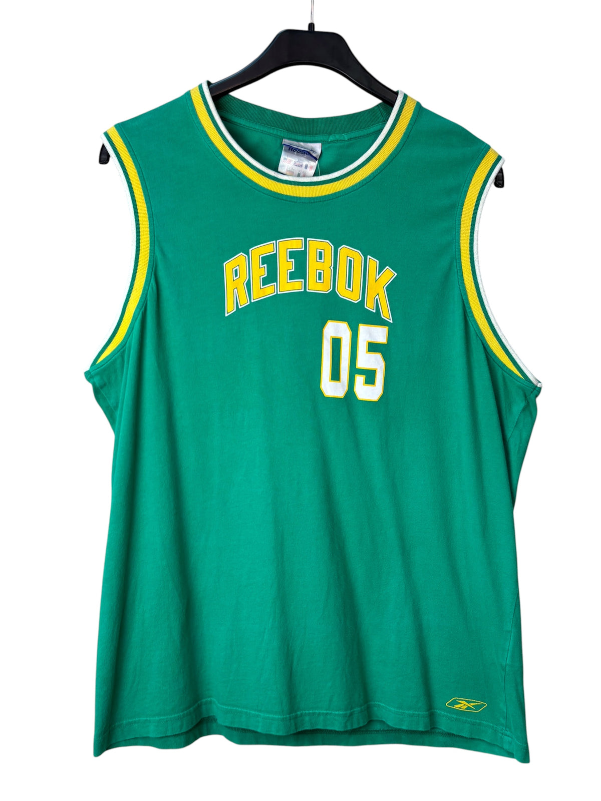Reebok Sleeveless Basketball Jersey Vest