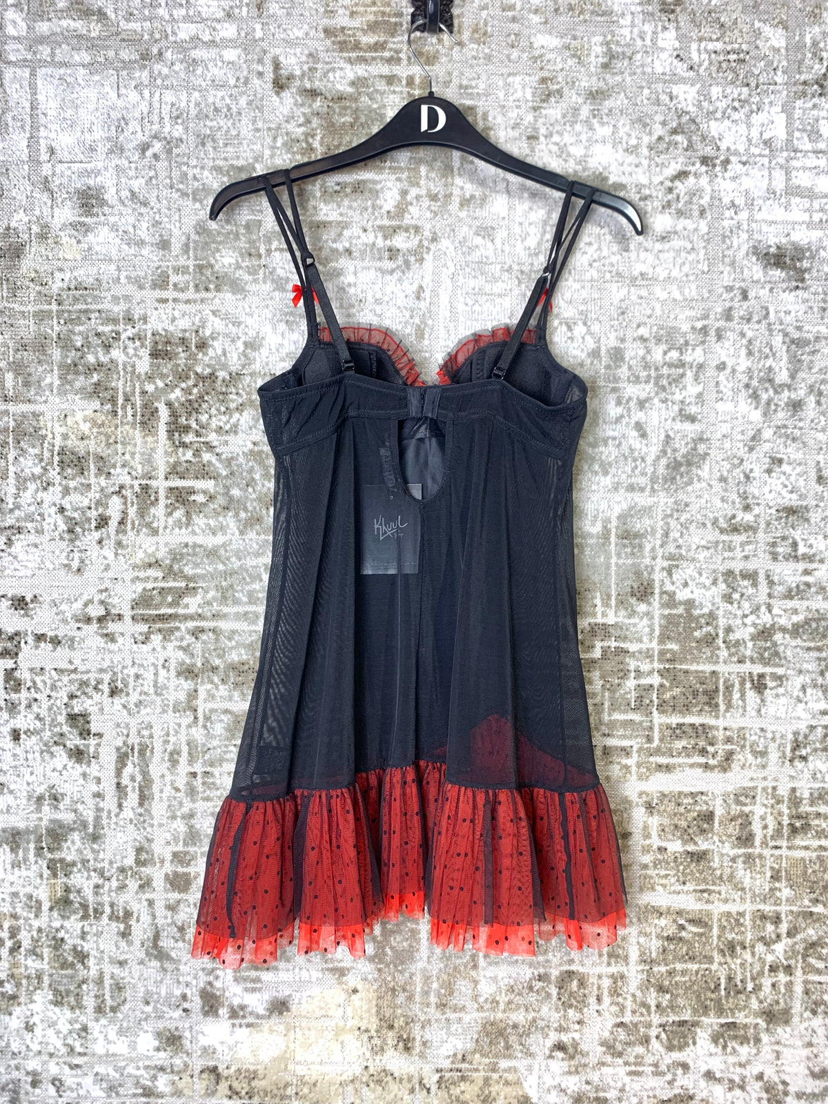 La Senza Satin & Mesh Babydoll Slip