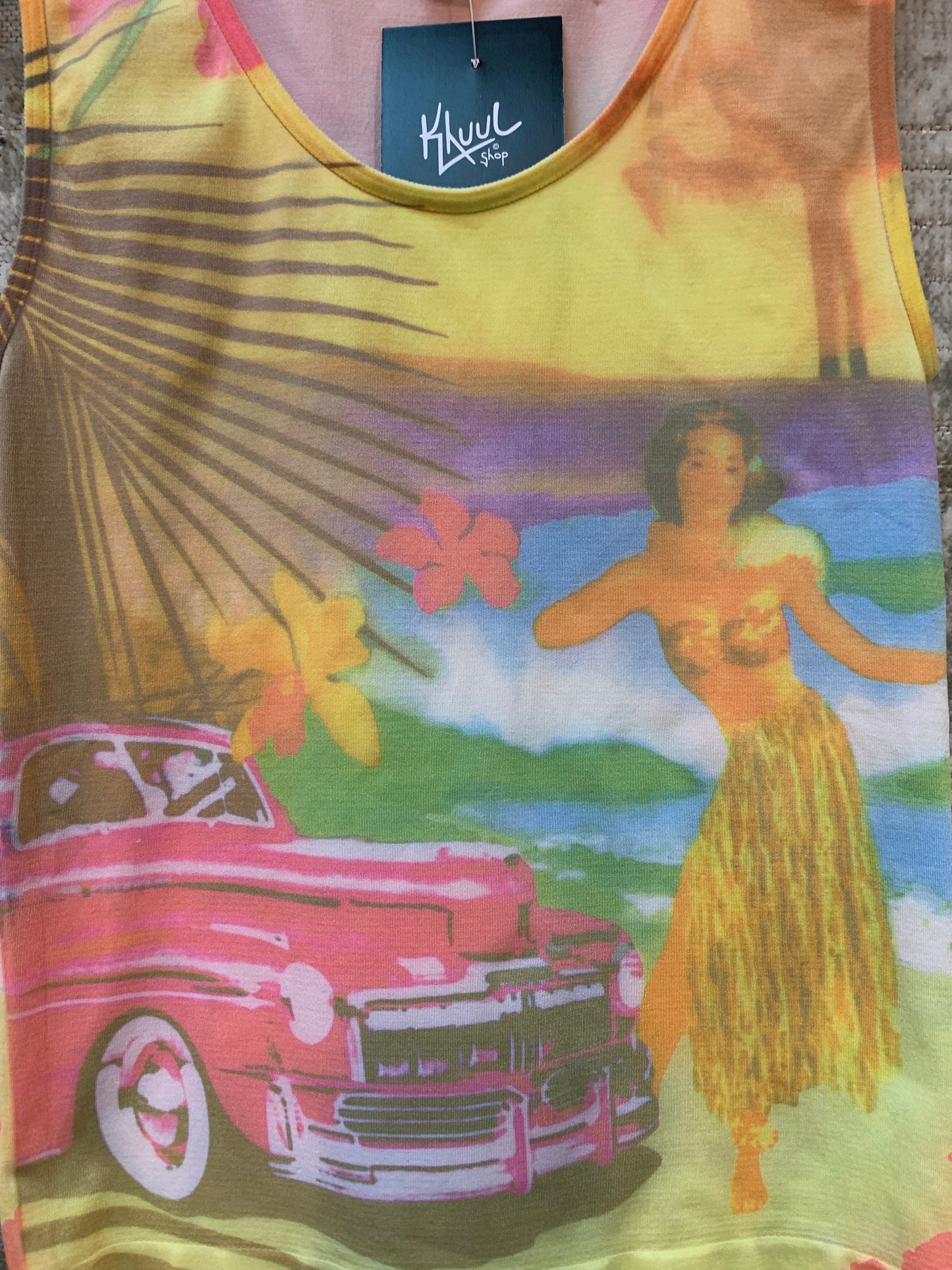 Funderwear Hawaiian Print Tank Top