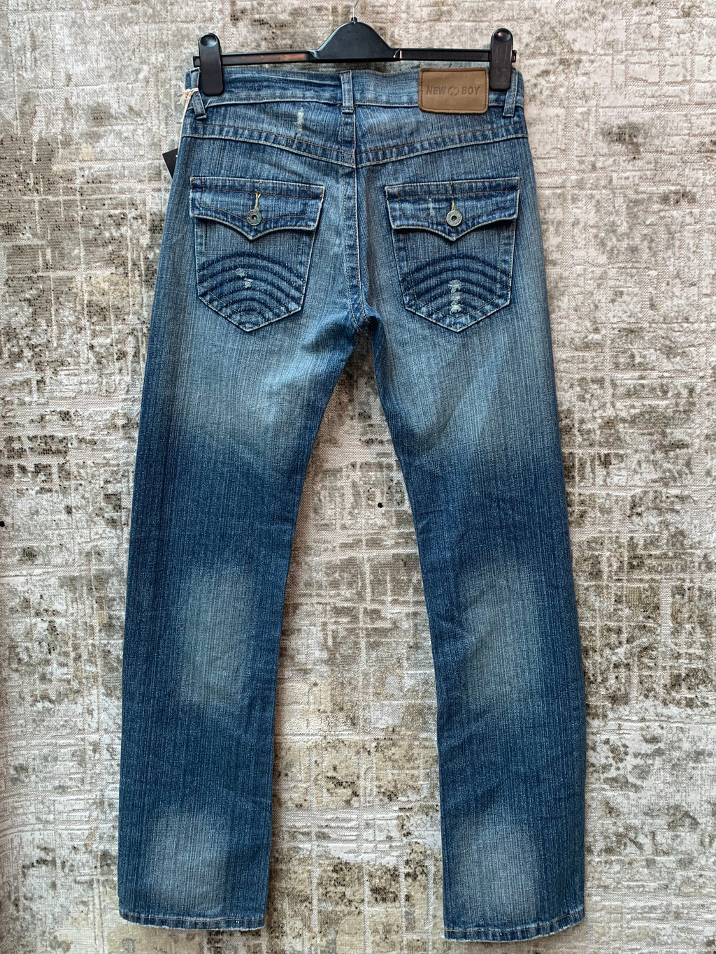 New Boy Faded Straight Leg Jeans