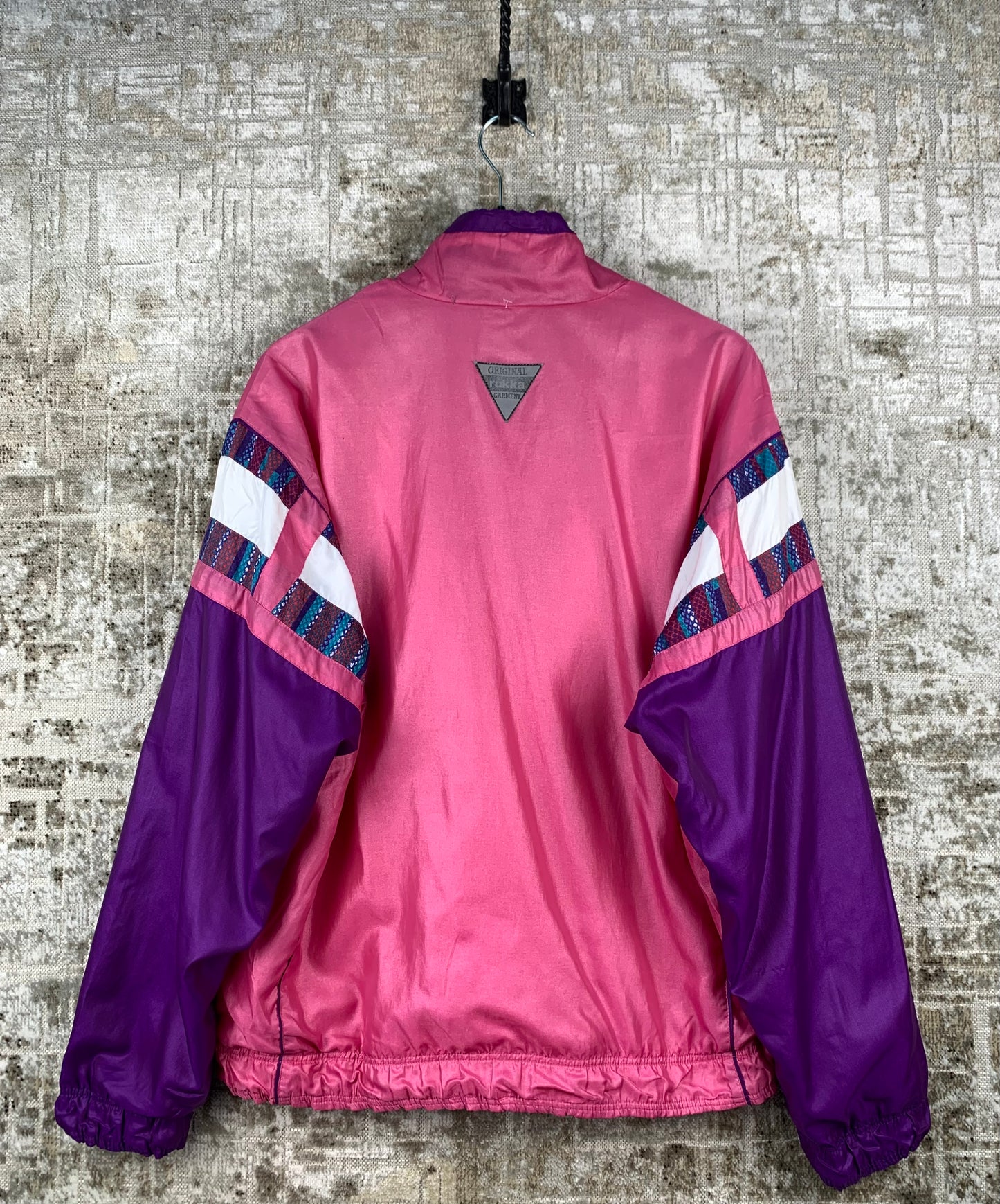 Mens Vintage Pink Rukka Windbreaker Jacket