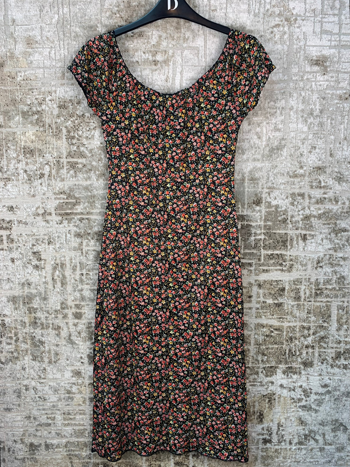 Womens Y2K Floral Milkmaid Dress