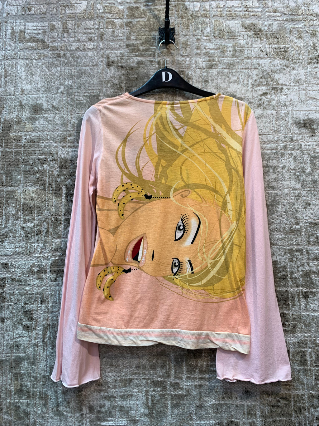 Custo Barcelona Y2K Graphic Long Sleeve Top