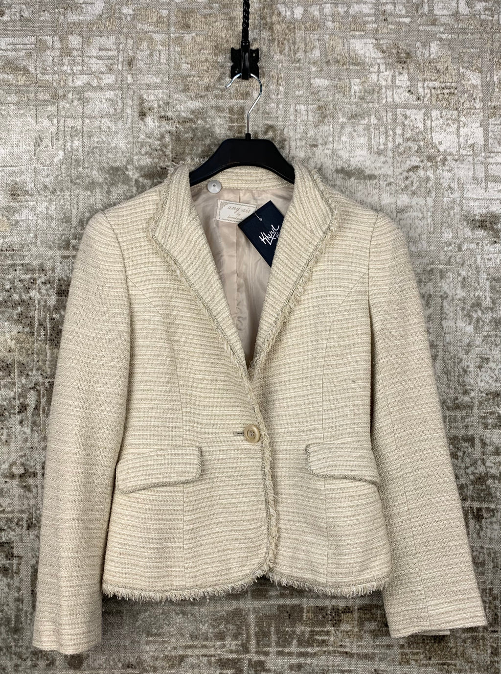 Womens Vintage Any Sis White Blazer