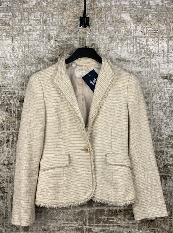 Womens Vintage Any Sis White Blazer