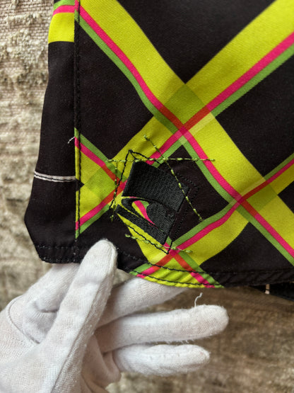 O'Neill Y2K Neon Plaid Board Shorts