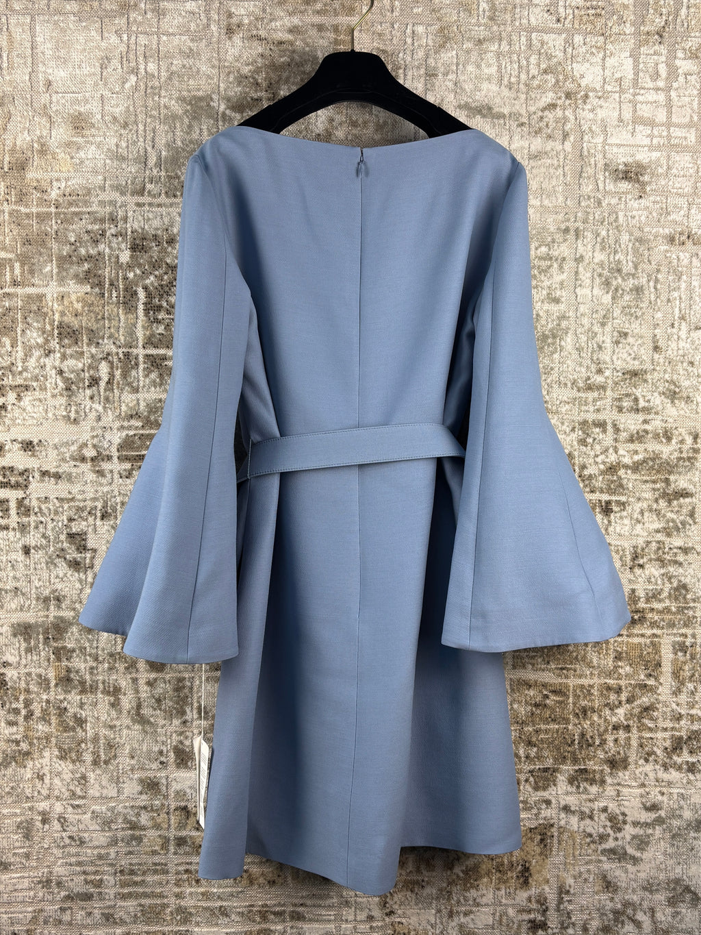 Valentino Garavani V Belted Light Blue Dress