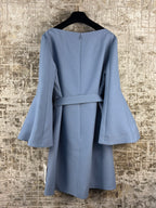 Valentino Garavani V Belted Light Blue Dress