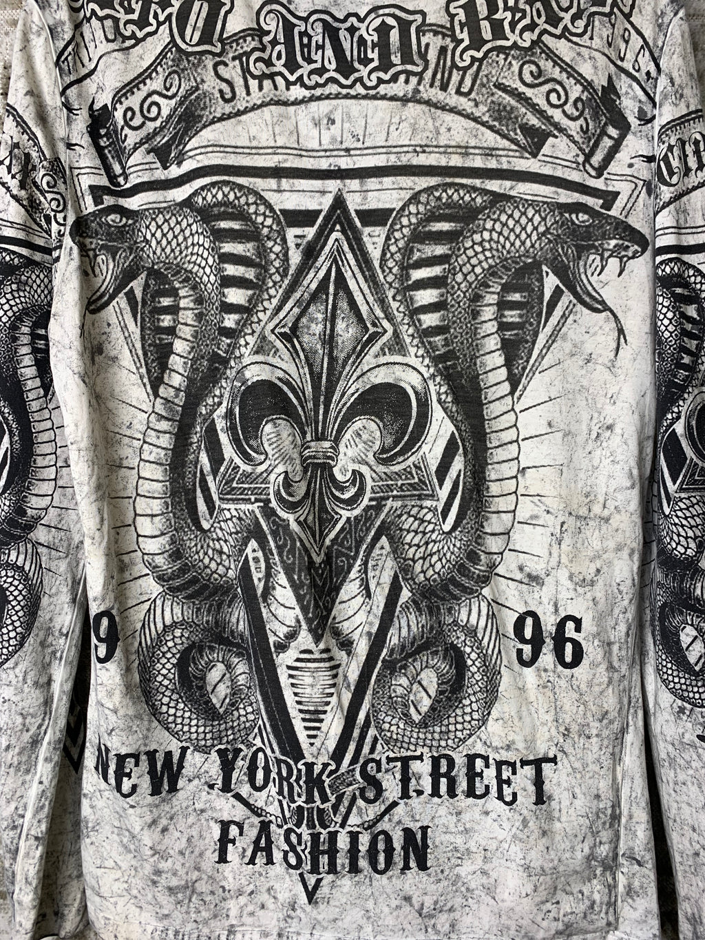 Cipo & Baxx Snake Graphic Long Sleeve Tee