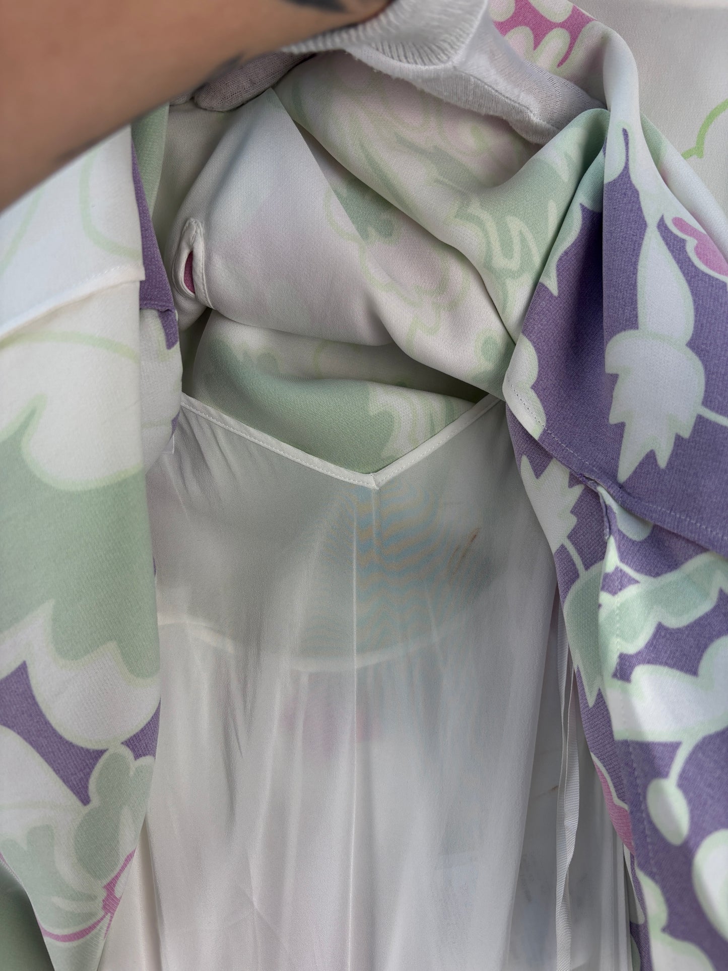 Valentino Garavani Floral Print Silk Midi Dress