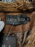 Womens Y2K Leatitia Rosa Button Up Jacket