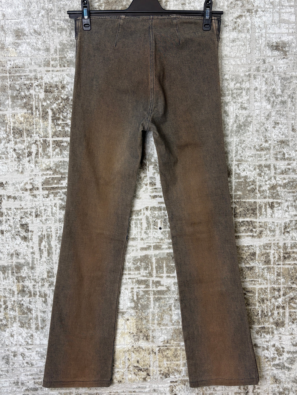 Y2K Belted Panelled Flare Jeans
