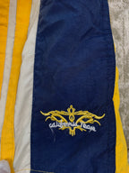 Men's Yellow Blue California Team Swimming Shorts