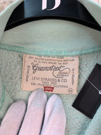 LEVIS Teal Quarter Zip Sweatshirt