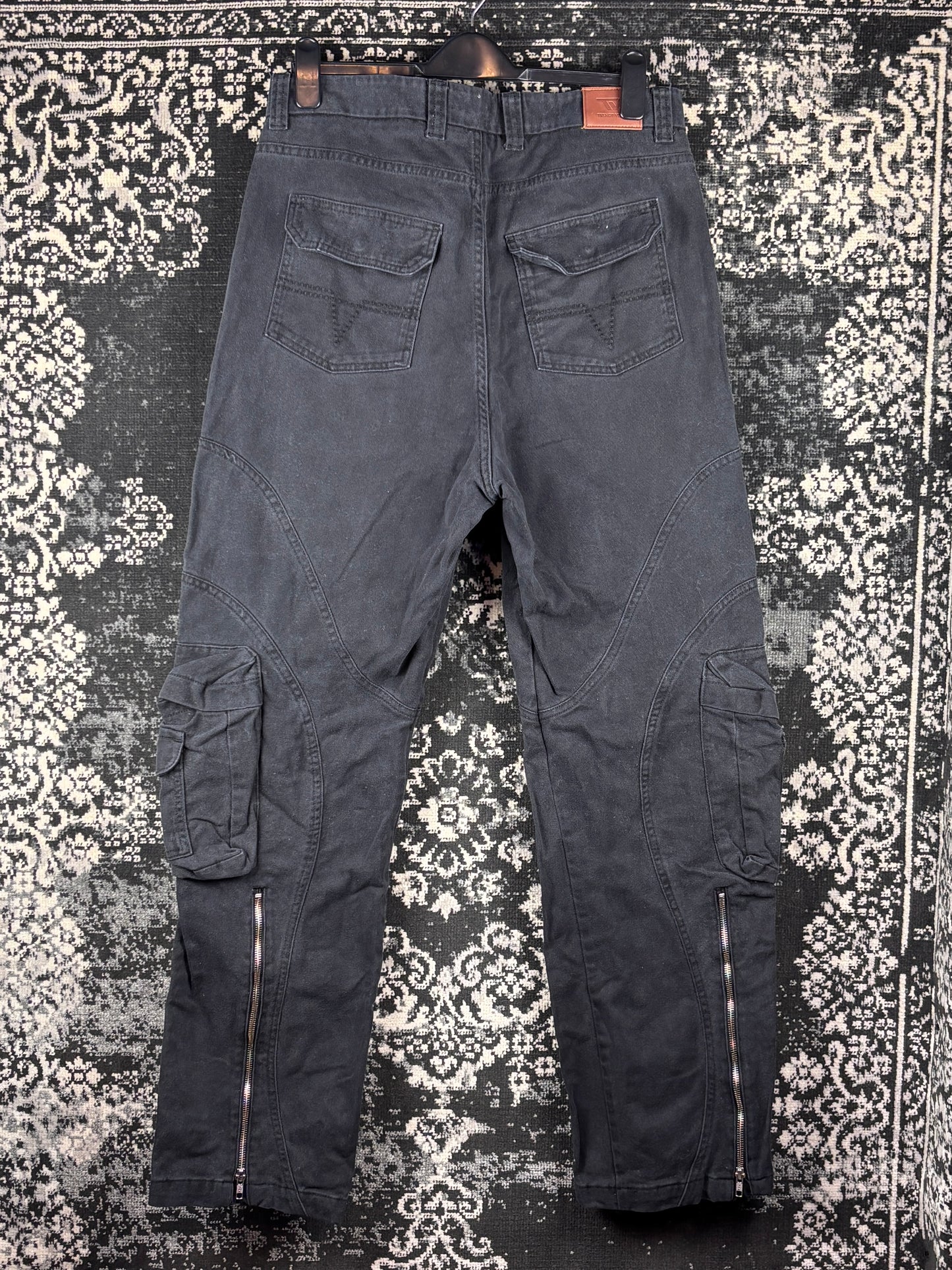 Men's Trendy Vision Black Cargo Pants