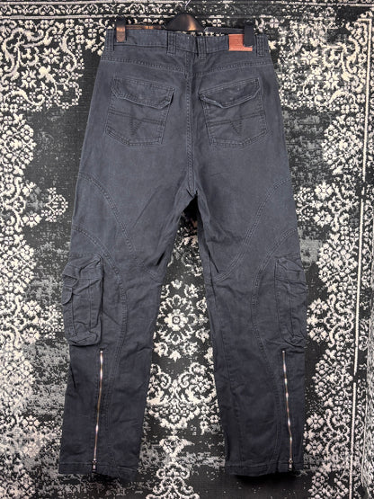 Men's Trendy Vision Black Cargo Pants