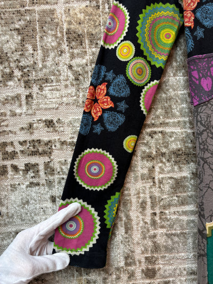 Desigual Patchwork Long Sleeve Dress