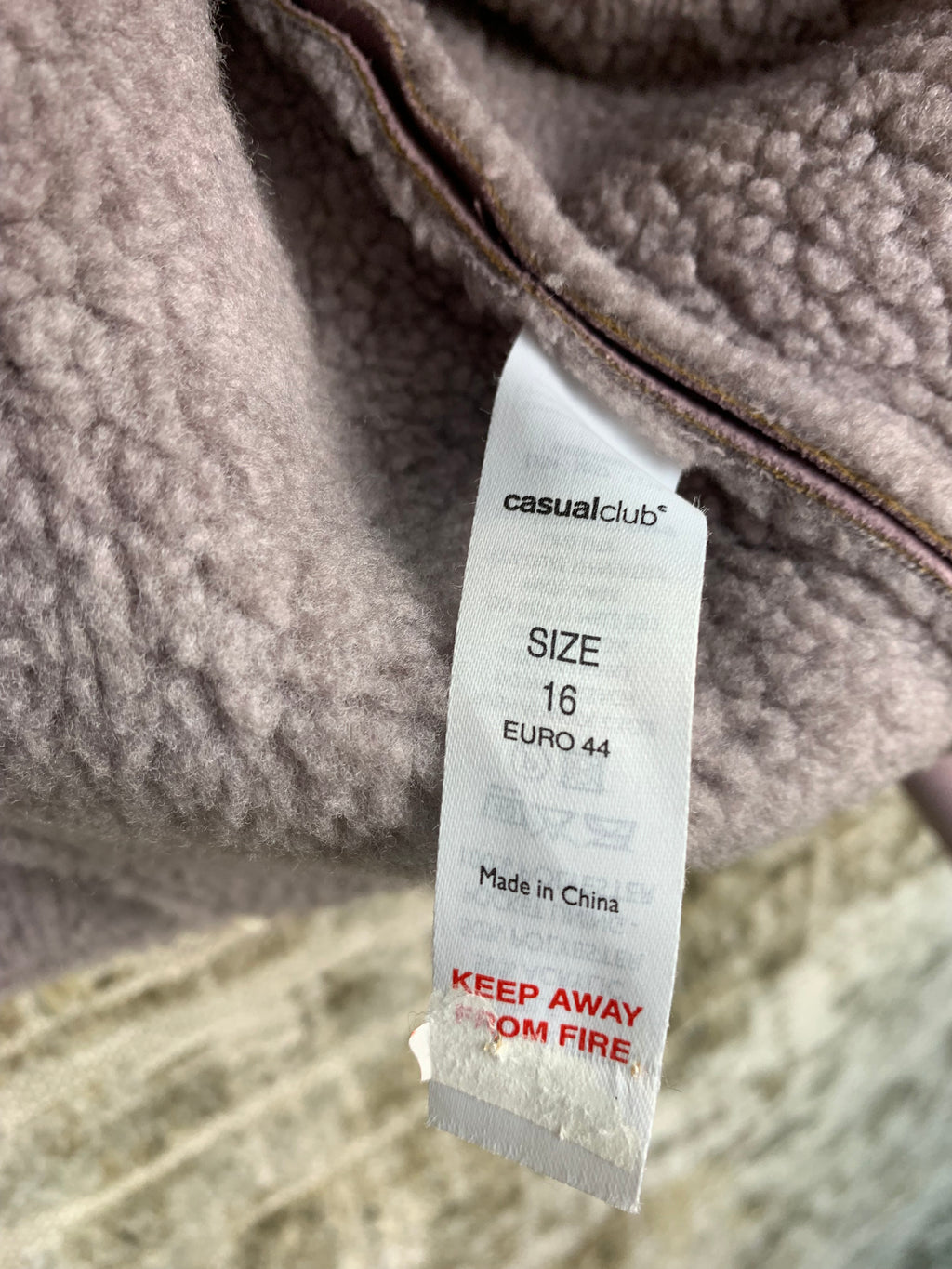 Casual Club Faux Suede Shearling-Lined Jacket