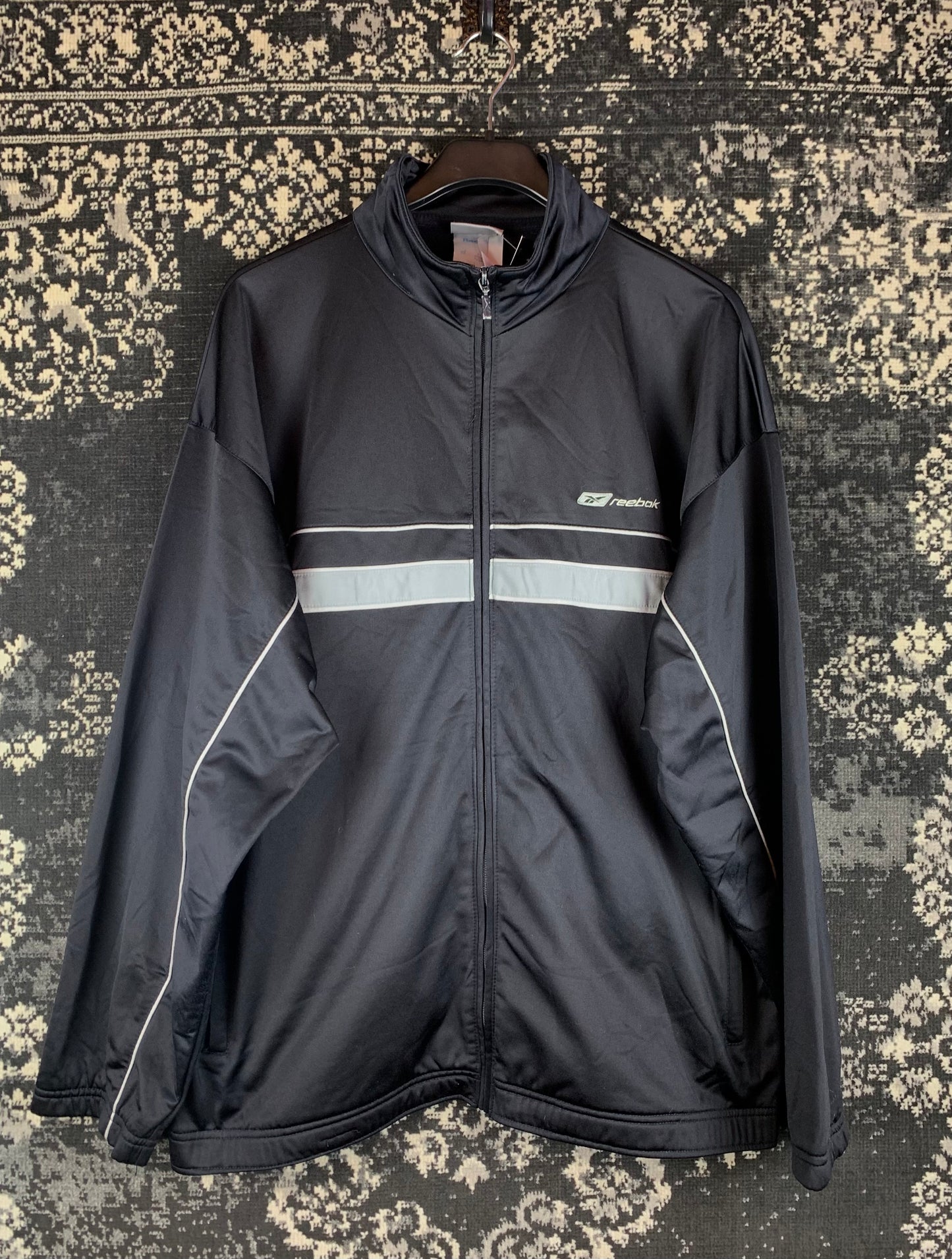 Men's Vintage Black Reebok Track Jacket