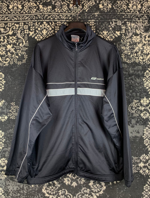 Men's Vintage Black Reebok Track Jacket