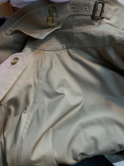 Vintage Burberrys Beige Long Trench Coat
