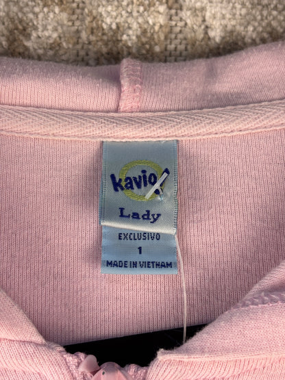 Women’s Y2K Kavio Pink Zip Hoodie