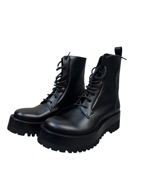 Valentino Garavani Lace-Up Combat Boots