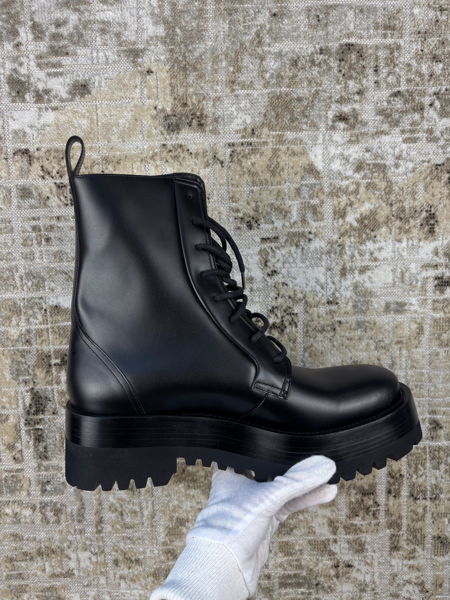 Valentino Garavani Lace-Up Combat Boots