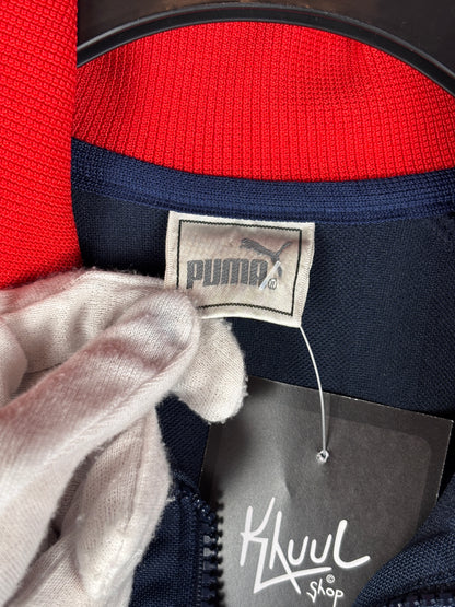 Men's Vintage Puma Dark Blue Track Jacket