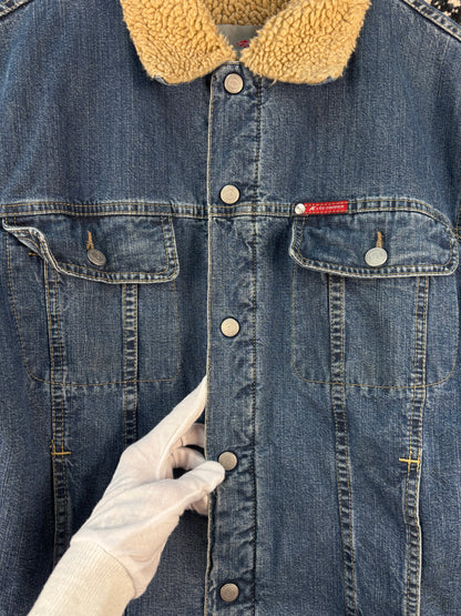 Men’s Vintage Lee Cooper Sherpa Lined Denim Jacket