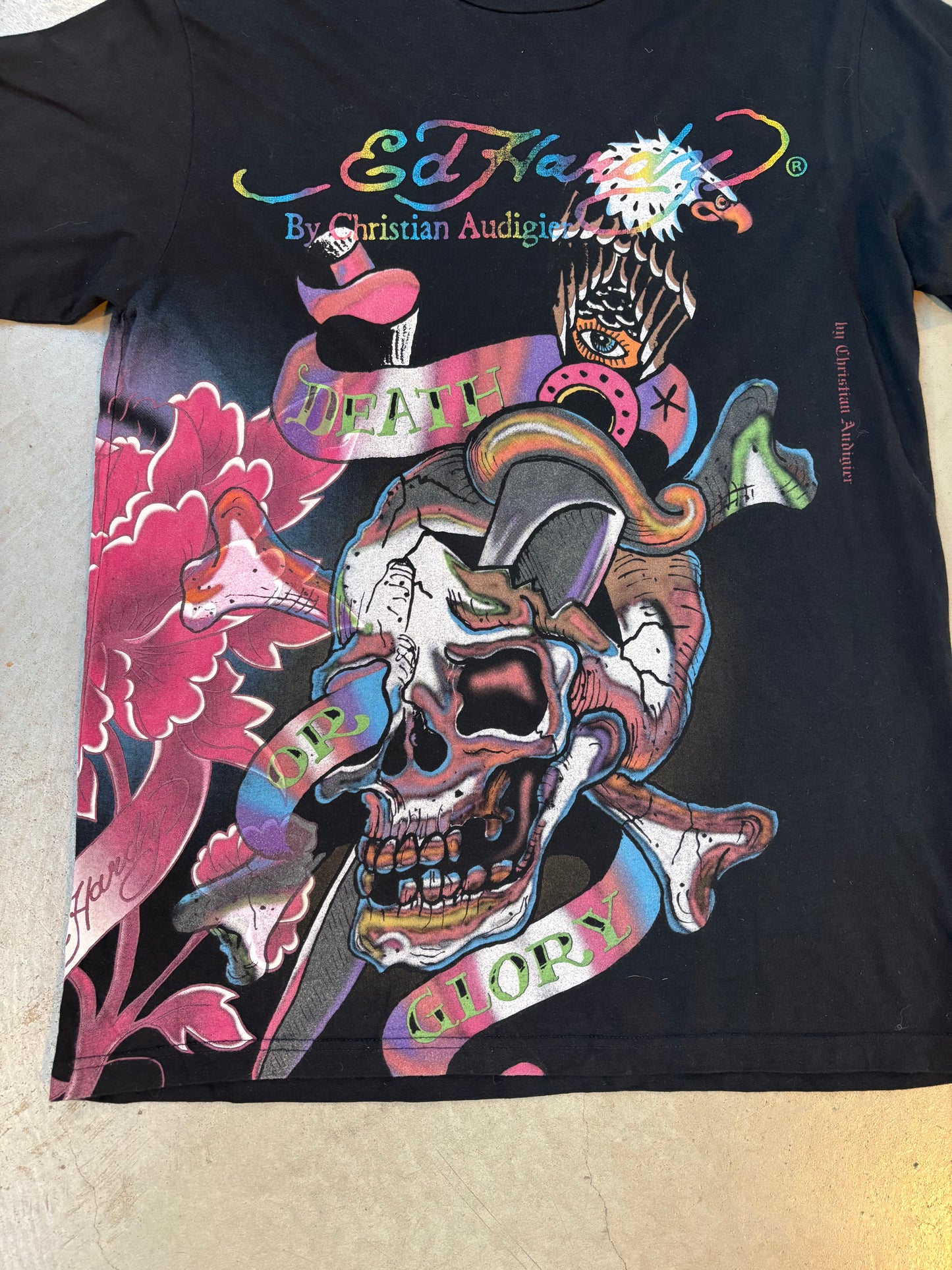 Ed Hardy Death Or Glory Tattoo Graphic Shirt