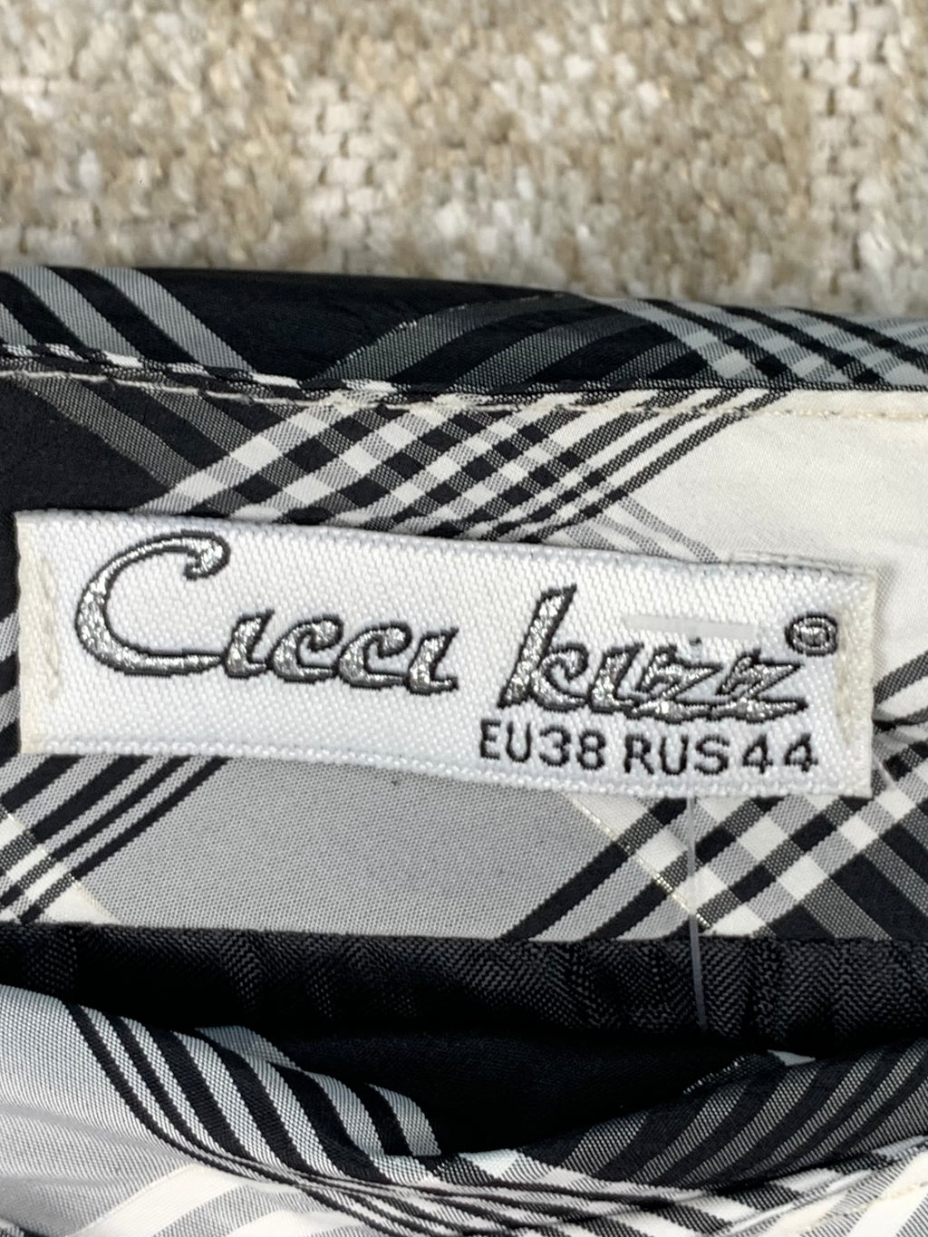 Womens Y2K Checkered Mini Skirt