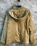 Haoxihao Faux Fur-Lined Hooded Jacket