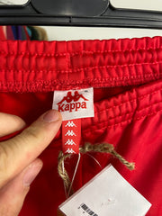 BNWT Kappa Pants Sport Logo Red Mens S Buttoned