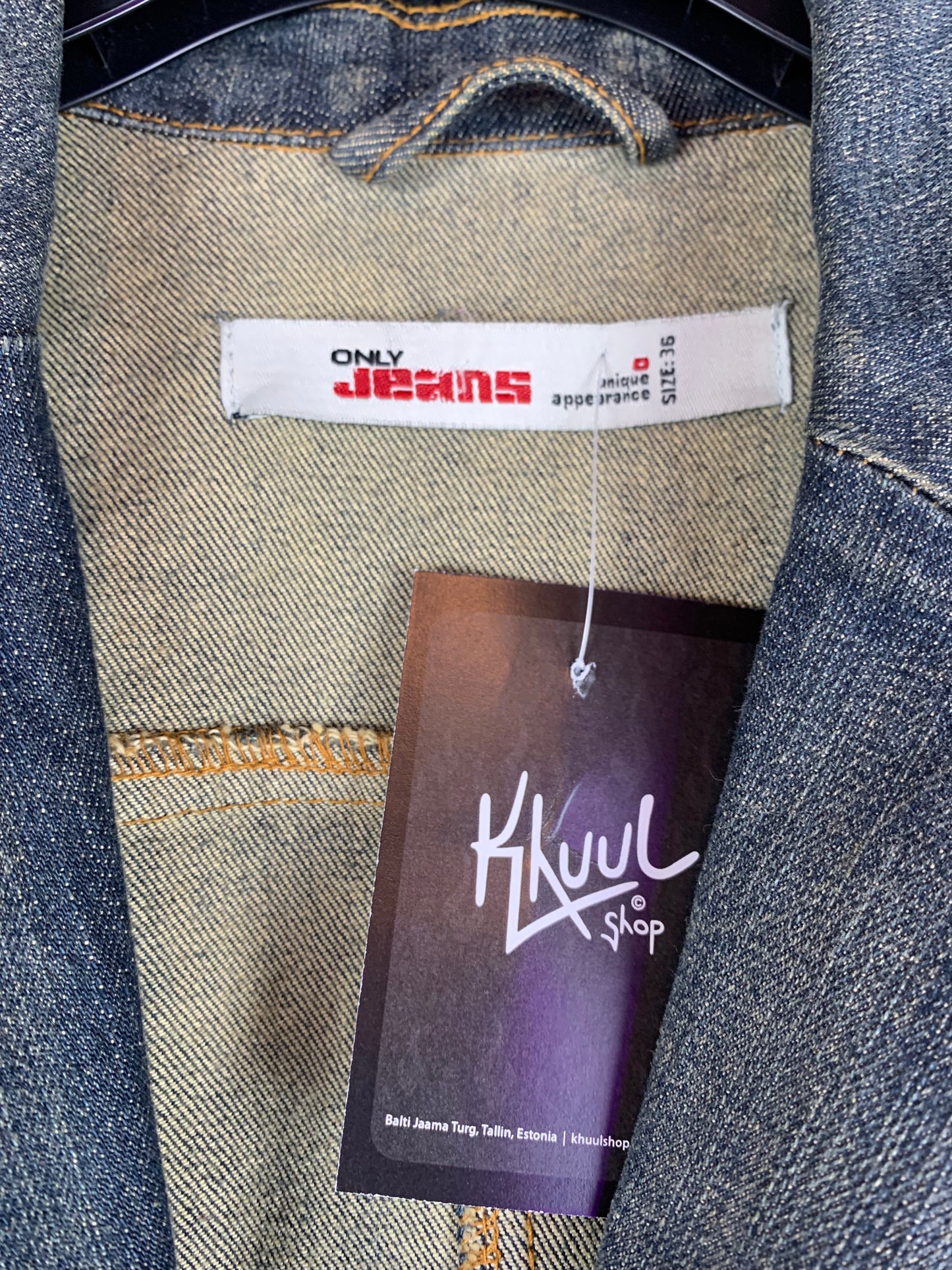 Women's Y2K ONLY Jeans Denim Blazer Jacket