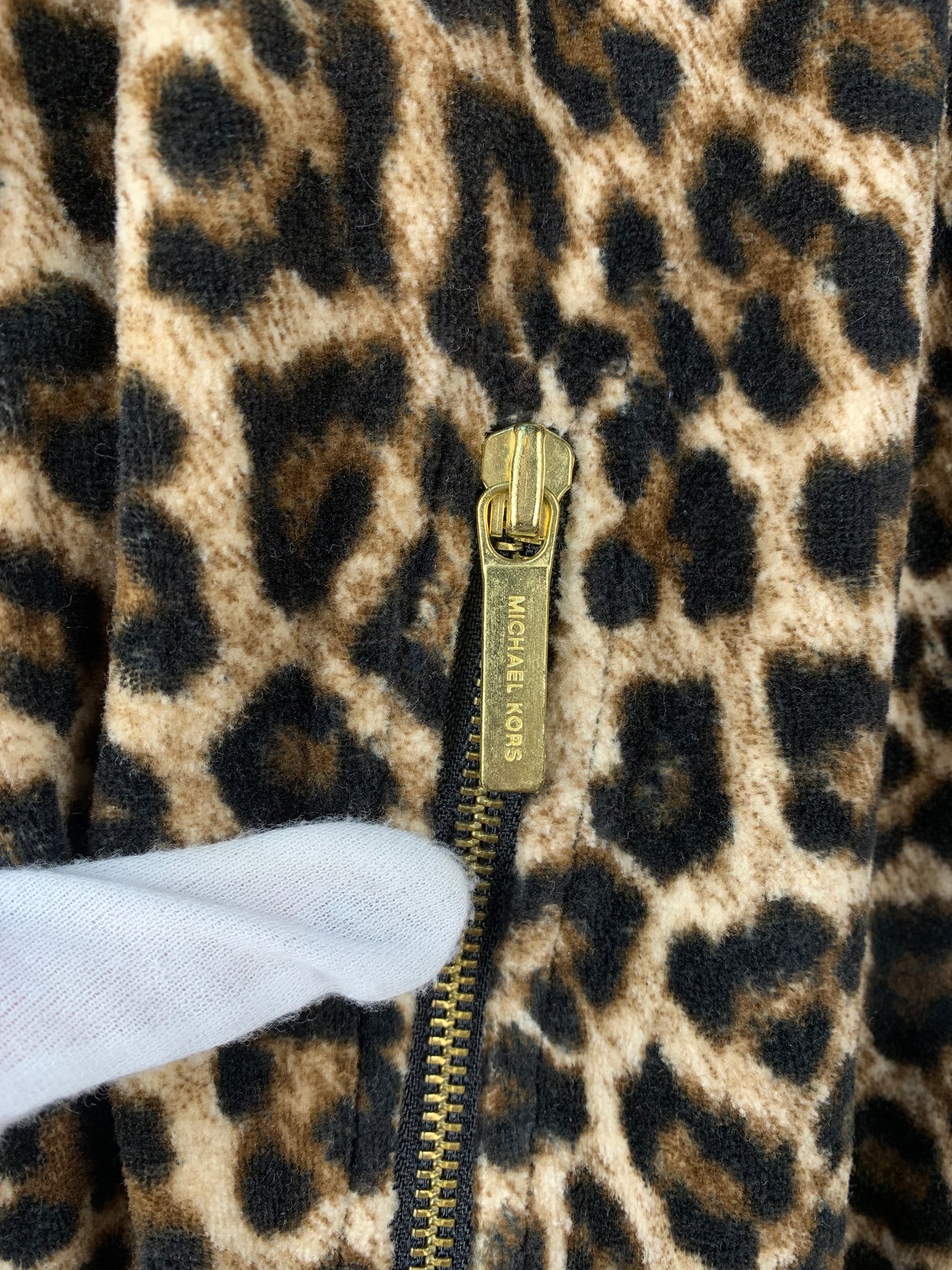 Womens Vintage Michael Kors Brown Black Hoodie