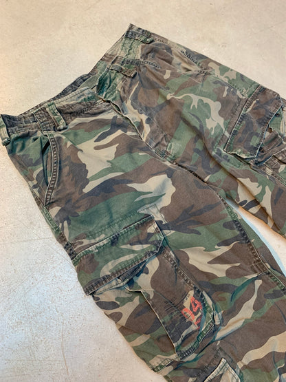 Surplus Textilien Airborne Vintage Camo Cargo Pants