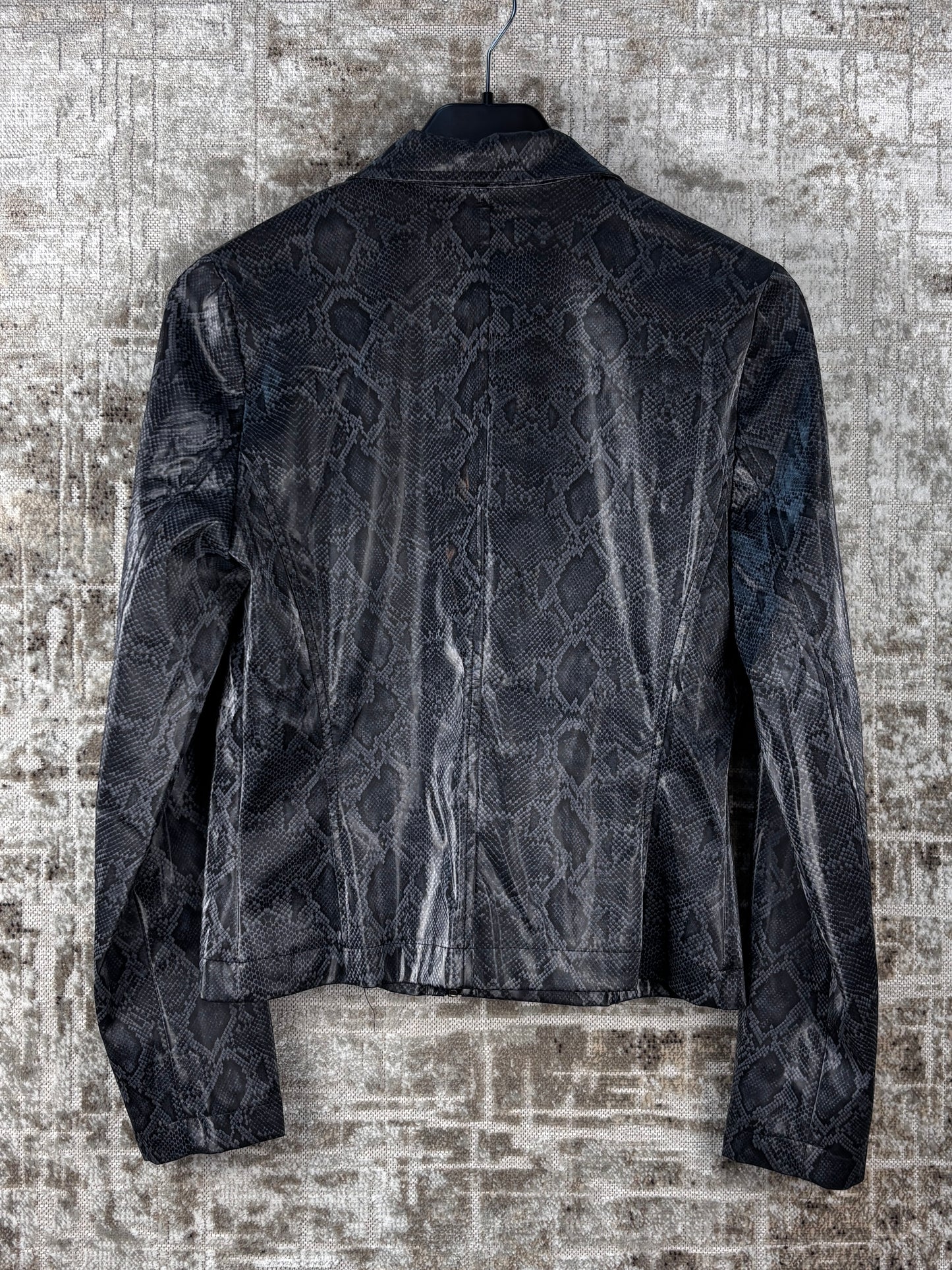 Women's Y2K Pimkie Gray Snakeskin Jacket