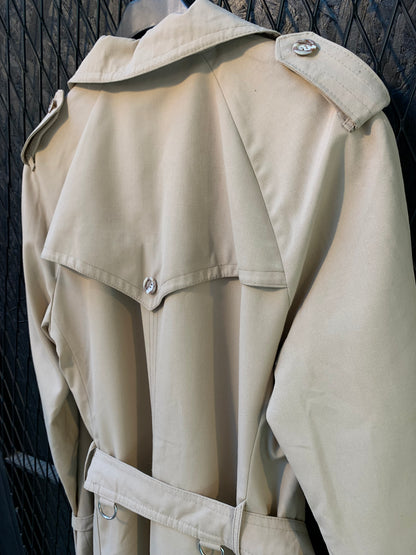 Beige Long Trench Coat Women’s L