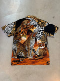 Vintage Ken Avery Men M Animal Print Shirt