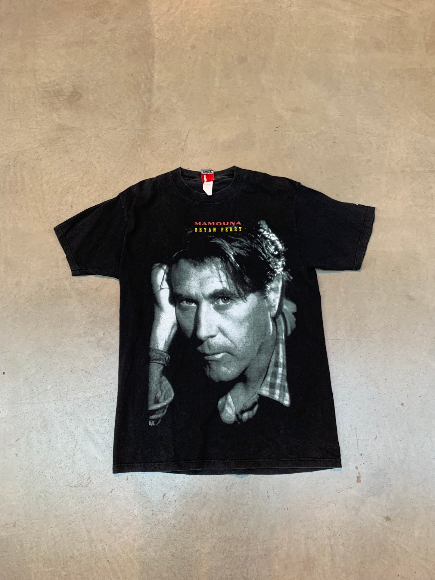 "Mamona Bryan Ferry" Graphic Black T-Shirt