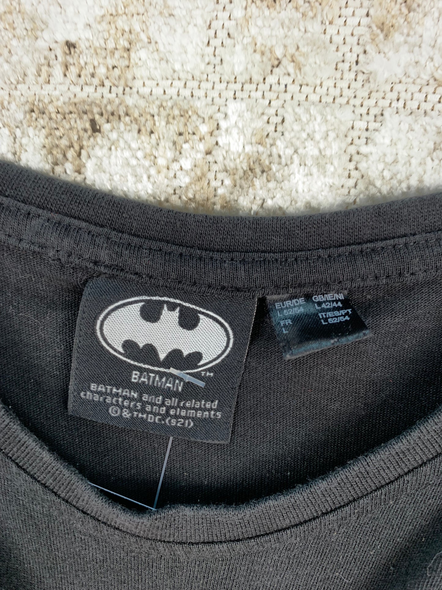 Mens Vintage Batman Black T Shirt